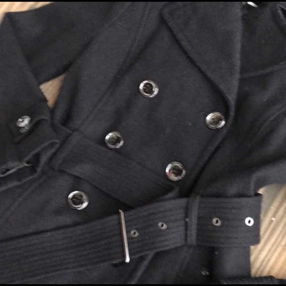 Kenneth Cole wool double breasted pea coat - Picture 3 of 6